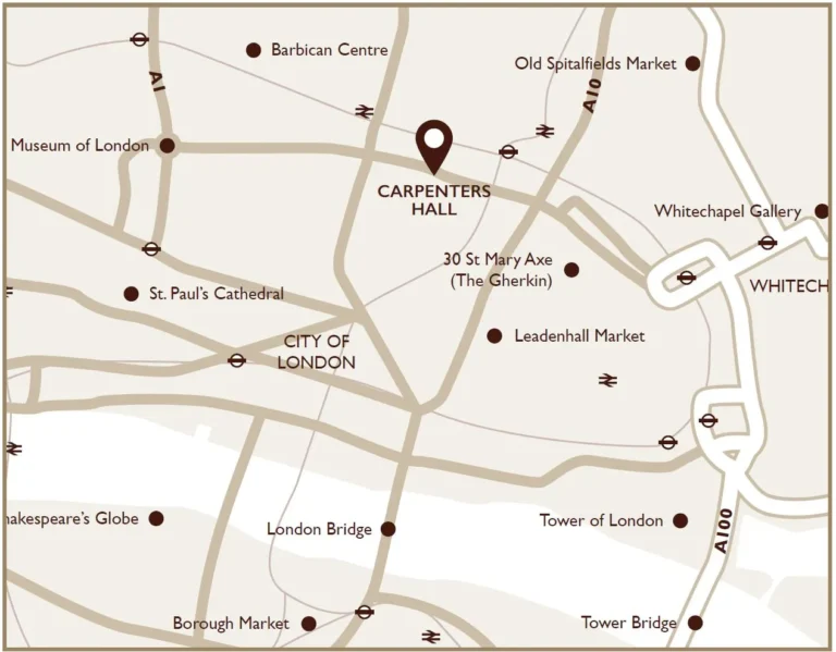 Carpenters Hall Map