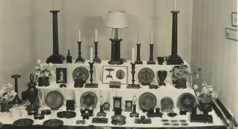 Display of works by Lady Crawford