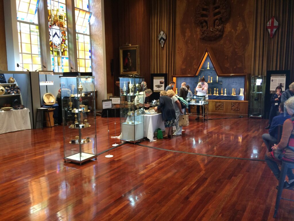 The Wizardry in Wood exhibition, showing off the artwork of expert woodturners in the City of London