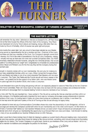 November 2005 issue (No.25-B) includes: Andrew Cilclitira – new Master; Profiles of Stuart King and Joey Richardson; Trafalgar Dinner; Robin Wood – The Wooden Bowl.